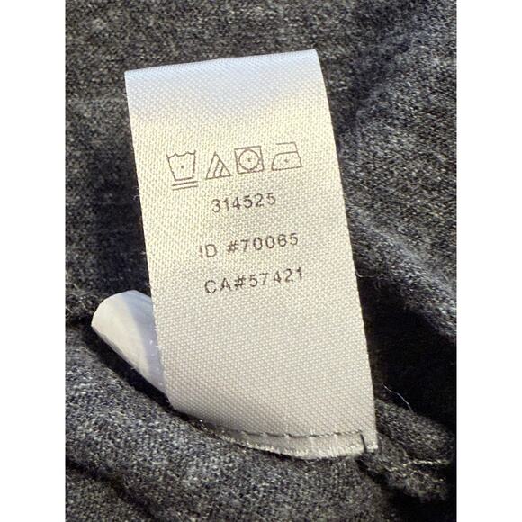 Ann Taylor Loft Cotton Scoop Neck Long Sleeves T-Shirt Heather Gray XS 86-27 - Picture 11 of 12